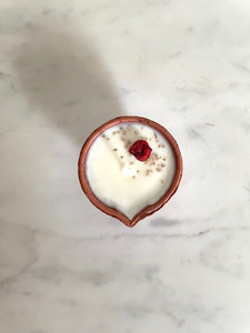 Rose Chai Clay Diya - Small